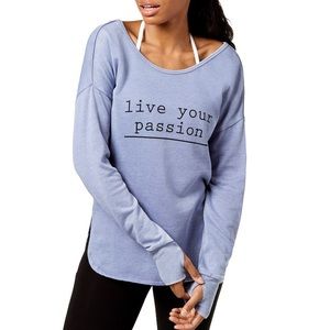 ❌SOLD❌Ideology M “live your passion” sweater top